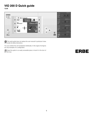 VIO 200 D Quick guide