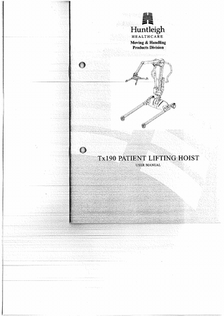 Tx 190 USER MANUAL