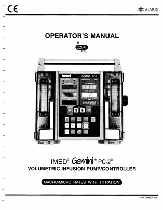 Gemini PC 2 Directions for Use