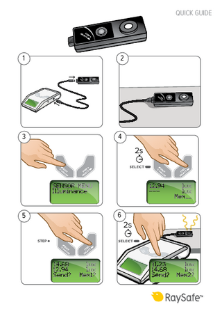 Quick Guide  1  2  3  4  2s  6  5  2s STEP  