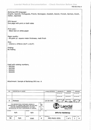 BaXstrap Spineboard Directions for Use Rev A