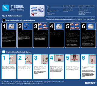 EasySpray Instructions for Circulating Nurse Quick Reference Guide March 2012