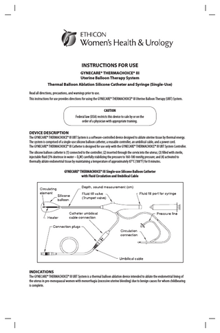 THERMACHOICE III Instructions for Use Aug 2010