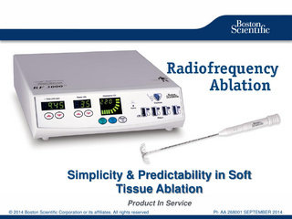 RF 3000 Product In Service Sept 2014