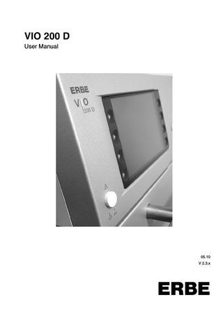 VIO 200 D User Manual V2.3.x May 2010