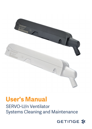 SERVO-U-n Cleaning and Maintenance Manual Ver 01 June 2018