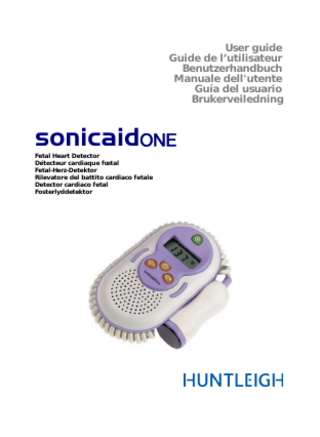 sonicaidone User Guide 