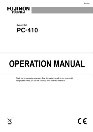 English  3YSTEM #ART  0#   OPERATION MANUAL 4HANK YOU FOR PURCHASING OUR PRODUCT 2EAD THIS MANUAL CAREFULLY BEFORE USE TO AVOID UNEXPECTED ACCIDENTS AND TAKE FULL ADVANTAGE OF THE PRODUCTS CAPABILITIES  