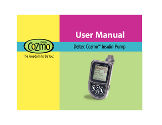 Deltec Cozmo User Manual