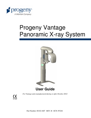 Vantage User Guide Rev H Oct 2012