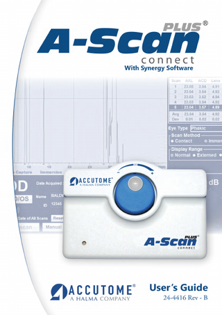 A-Scan Plus Connect Users Guide Rev B