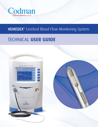 Table of Contents INTRODUCTION ...3 Bowman Perfusion Monitor®...4 Section 1: Bowman Perfusion Monitor General Overview...4 Section 2: Monitor Set Up...7 Section 3: Measurement Cycle...8 Section 4: User Interface Menu...9 PROBE PLACEMENT IN THE O.R...14 Section 1: Intra-Operative Indications & Suggested Site for Probe Insertion ...14 Section 2: Insertion Through a Burr Hole Adjacent to the Craniotomy...14 Section 3: Insertion Through the Craniotomy...15 Section 4: Confirm K Value...16 Section 5: Potential Sources of Interference...17 PROBE PLACEMENT IN THE ICU ...18 Section 1: Probe Insertion and Fixation Protocol with Tunneling...18 Section 2: Probe Insertion and Fixation Protocol with Bolt...19 Section 3: Confirm K Value...20 Section 4: Potential Sources of Interference...21 FREQUENTLY ASKED QUESTIONS (FAQs)...22 TROUBLESHOOTING GUIDE...25 REFERENCES...26  2  