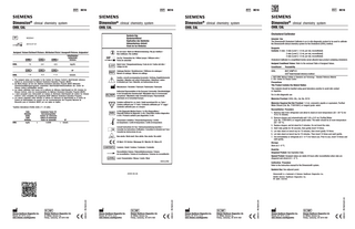 Dimension CHOL Calibrator Instructions for Use DXDCM