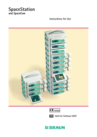 SpaceStation and SpaceCom Instructions for Use Sw 695 F