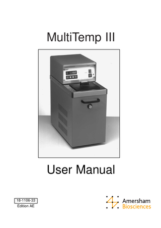 MultiTemp II User Manual