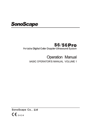 S6 and S6Pro Basic Operators Manual Rev A