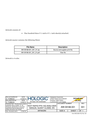 RapidfFN 10Q System User Manual Rev 001 Jan 2013