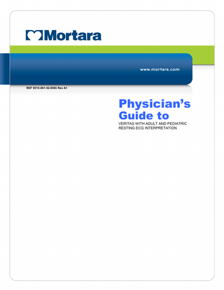 VERITAS Adult and Pediatric Resting ECG Physicians Guide Rev A1