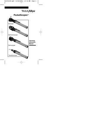 PocketScopes User Operating Instruction Manual Rev D