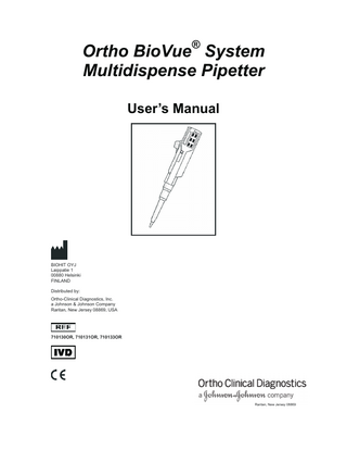 BioVue System Users Manual May 2008