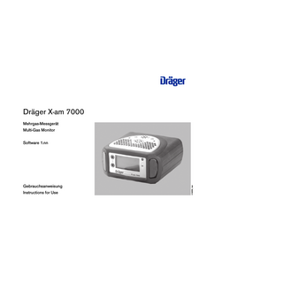 X-am 7000 Instructions for Use 7th edition May 2008