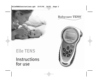 Elle TENS Instructions for Use May 2006