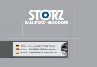 40 1500 20  Stroboskop KARL STORZ -PULSAR  40 1500 20  KARL STORZ -PULSAR Stroboscope  40 1500 20  Estroboscopio KARL STORZ -PULSAR  