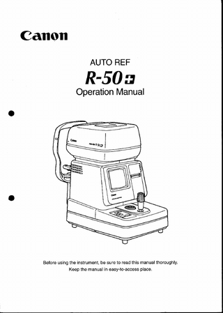 R 50+ Operation Manual