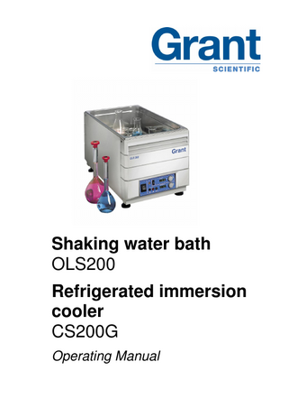 OLS200 and CS200G Operating Manual Ver 9 Jan 2010