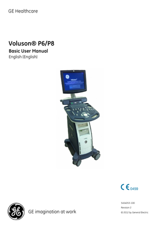 Voluson P6 and P8 Basic User Manual Rev 2 Aug 2012