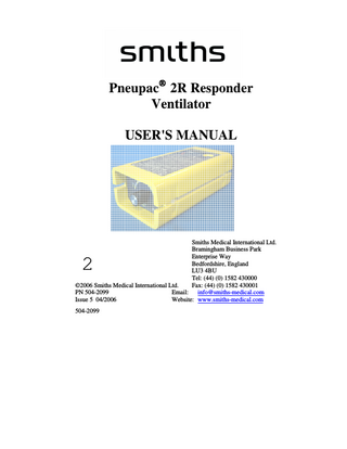 Pneupac 2R Responder Users Manual Issue 5 April 2006