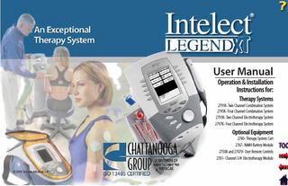 Intelect Legend XT User Manual