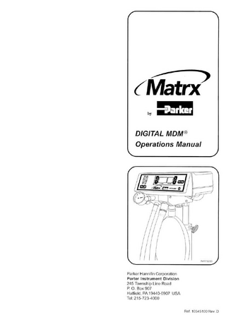 DIGITAL MDM Operations Manual Rev D