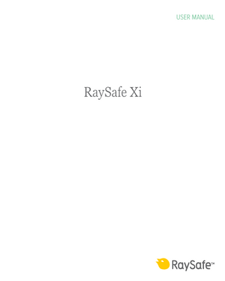 User Manual  RaySafe Xi  