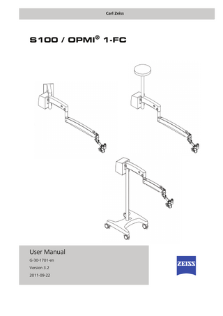 S100 and OPMI 1-FC User Manual Version 3.2