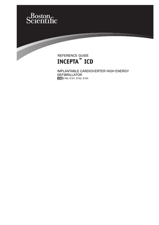 INCEPTA ICD Reference Guide