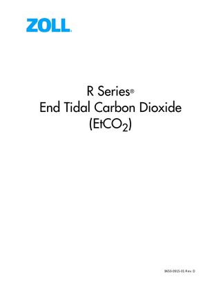 R Series EtCO2 Operators Guide Rev D