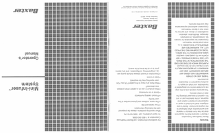 Mini Infuser System Model 300XL and -150XL Operators Manual