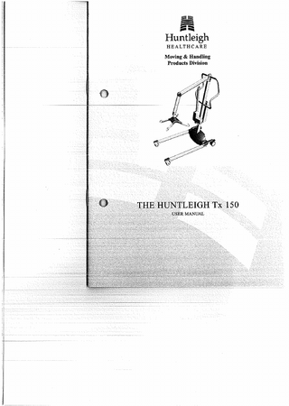 Tx 150 USER MANUAL