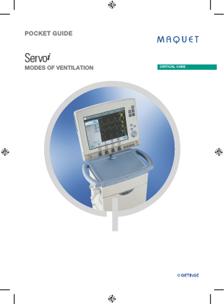 SERVO-i Modes of Ventilation Pocket Guide Rev 01