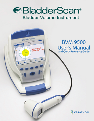 BVM 9500 Users Manual and Quick Reference Guide