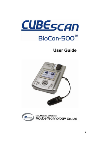 BioCon 500 User Guide Rev 5.1