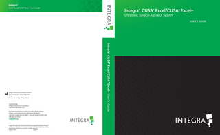 CUSA Excel and Excel +Users Guide Rev D