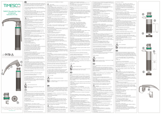 Fibre Optic Reusable Laryngoscope Instructions for Use I.L.010-4