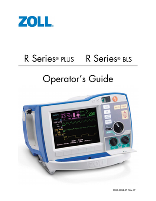 R Series Plus and BLS Operators Guide Rev W 