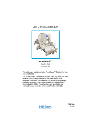 AvantGuard LI58Bx-1200 User Manual Addendum Rev 001