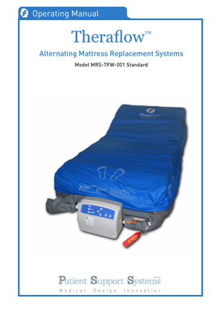 Theraflow Model MRS-TFW-001 Standard Operating Manual