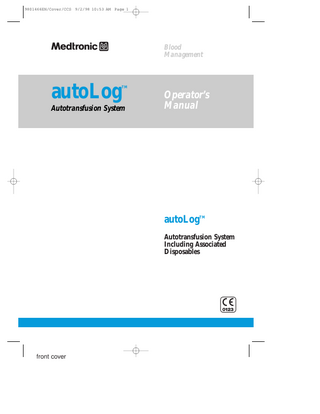 autoLog Operators Manual Rev 00