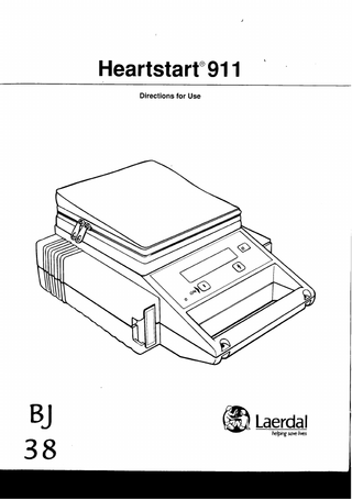 Heartstart 911 Directions for Use Rev A