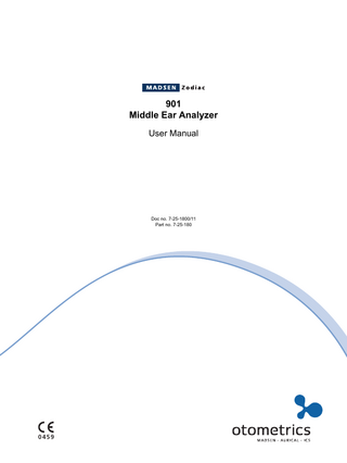 MADSEN Zodiac 901 User Manual Rev 11 Sept 2011